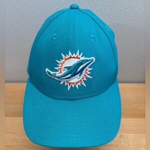 Miami Dolphins New Era Cap. One Size Adjustable Hat. NFL Football. Florida.